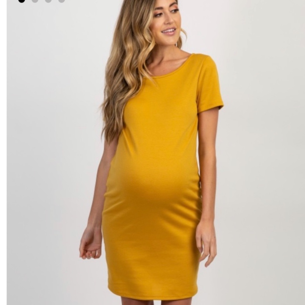 PinkBlush fitted maternity dress